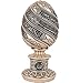 Islamic Table Decor Gift Egg Sculpture Statue Muslim Showpiece Home Decor Gifts Eid Ramadan Arabic Ayatul Kursi (7.5in Mother of Pearl)