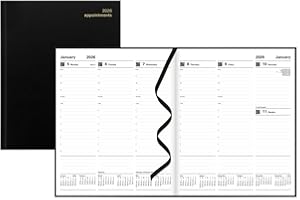 Letts of London® 2026 Principal Weekly Appointment Book and Planner, 12 Months, January to December, Quarto Size, 10.25" x 8.
