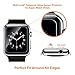 Premium Apple Watch Tempered Glass Screen Protector (Pack of 2) | Compatible with Apple Watch 38mm Series 1, 2 & 3 | Durable, Scratch-Proof & Ultra High-Clarity Screen Protector