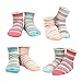 Girl's Socks by Kindersocks – Comfortable and Fun Girl’s Mix Match Socks (4T-5T)