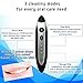 Sonic Electric Toothbrush for Adults with 5 Toothbrush Replacement Heads, 3 Brushing Modes & 2 Minutes Built-in Timer, Travel Toothbrushes with Inductive Charging, Rechargeable toothbrush | Black