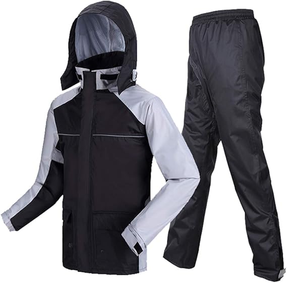 Ropa Chaquetas Impermeables para Hombres y Pantalones para Lluvia Ropa