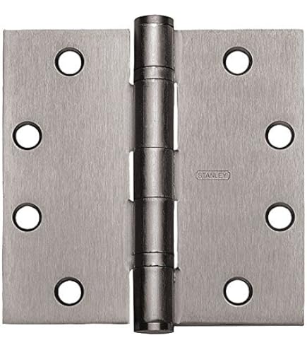 STANLEY FBB191 4 5X4 5 32D STS Door Hinge, Satin Stainless Steel
