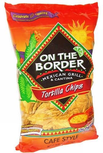 On The Border Cafe Style Tortilla Chips 