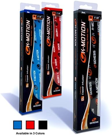Genesis K-Motion Tape with Copper Infuzion- 3 Color Pre-Cut Pack