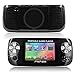 Huntmic 3.5inch Portable Handheld Game Console,64BIT PAP KIIIS Games Perfectly support Arcade Game/GBA/SFC/SNES/SEGA/FC/NES games and MP3 Music Player Camera