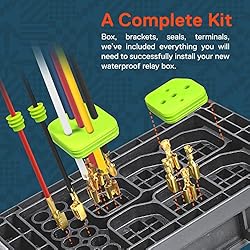 12V Auto Waterproof Fuse Relay Box Block Kit [6