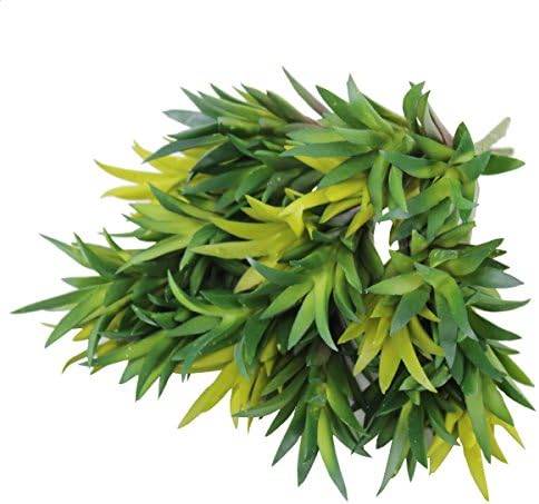 Greatflower Pack of 2 Artificial Succulents for Plants Wall DIY Materials