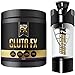 NUTRAFX L-Glutamine Unflavored Powder Post Workout Muscle Building Supplement 5000mg Per Serving - 60 Servings With High-Tech Shaker Bottle