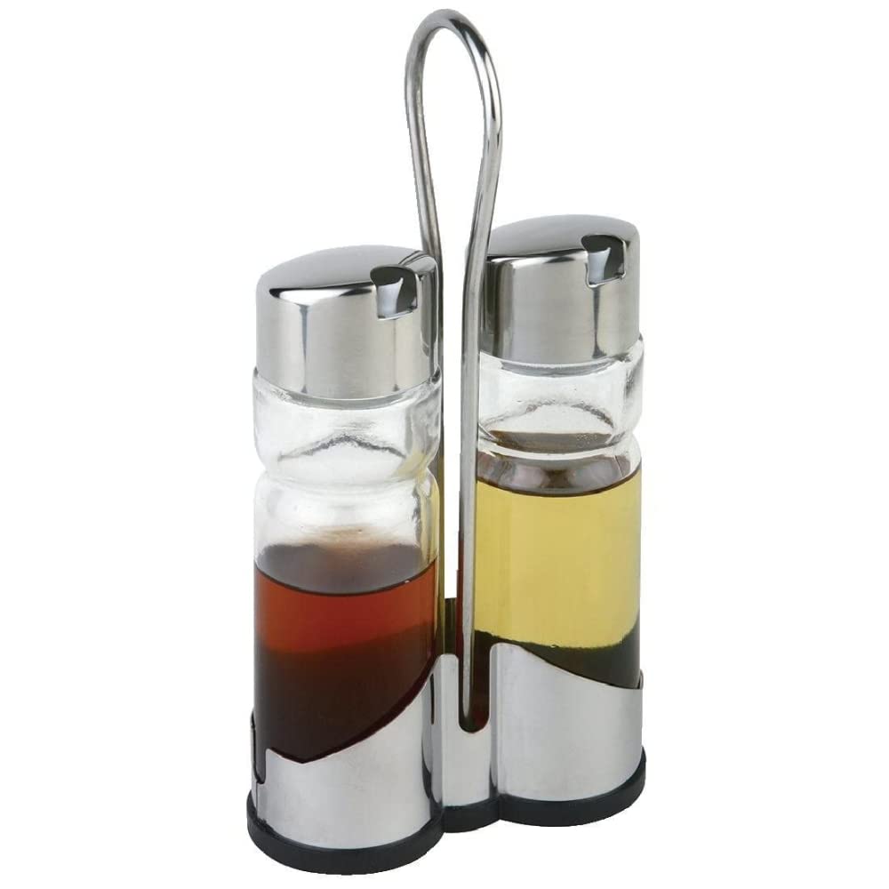 APS CF296 Cruet Set and Stand, 5.4 cm Item Length