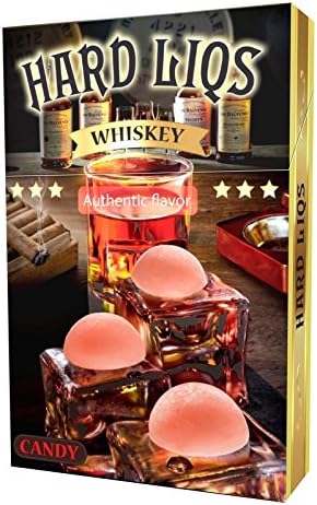 Hard Liqs Whiskey - Alcohol Hard Candy - 4 Pack