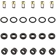 Haneex 6Set Fuel Injector Service Repair Kit for Toyota Chevrolet 1.8L I4 Avensis Celica Corolla Verso MR2 1.8 1ZZ-FE 01-03 Rav4 4V 2.0L 23250-22010 23250-22020 23250-28020 23250-0D040