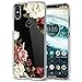 Motorola One Case, Moto One Case, Moto P30 Play Case with Flowers, Sophmy Shockproof Clear Floral Pattern Soft Flexible TPU Back Slim Case Cover for Motorola Moto One (Blossom Flower)