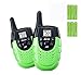 Walkie Talkies Toy Gift For Kids Long Range Top Rated Gifts Mini Unisex Toys For Boys And Girls Children Outdoor Activities Interphone Rechargeable Battery 2 Way Ham Radio FRS(Green 1 Pair) By Luiton