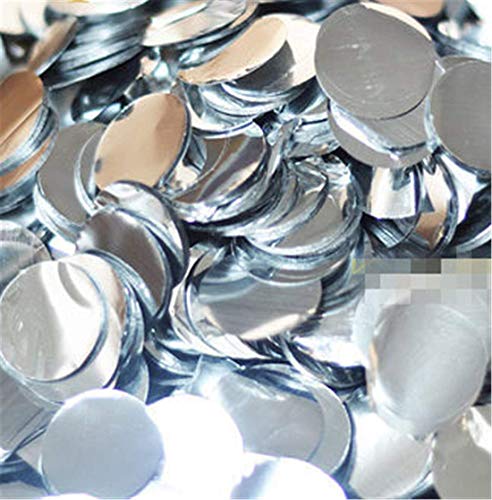Silver Confetti 10mm Paper Confetti Circles for Party Wedding Decoration 3000 pcs