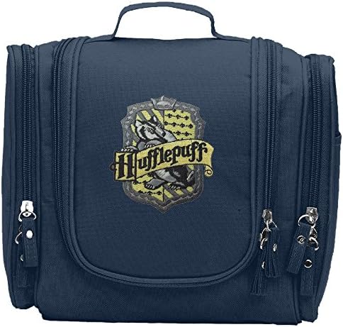 Travel Toiletry Bags Harry P Hufflepuff Washable Bathroom Storage Hanging Cosmetic/Grooming Bag For Household Business Vacation, Multi Compartments, Waterproof Lining