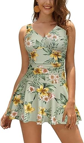 One Piece Swimsuit Amazon Shekini SHEKINI Women's One Piece Skirt