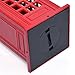 Cafurty Coin Bank, Metal Britain London Street Red Telephone Booth Piggy Bank Money Box for Decoration or Gift - 7