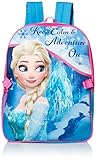 Disney Little Girls Frozen Backpack with Lunch Kit, Blue, One Size