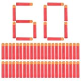 Yosoo 60 Pcs Refill Foam Darts Sniper Bullet Blaster for Nerf N-Strike Mega Elite Series Blaster Centurion Toy Gun
