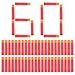 Yosoo 60 Pcs Refill Foam Darts Sniper Bullet Blaster for Nerf N-strike Mega Elite Series Blaster Centurion Toy Gun