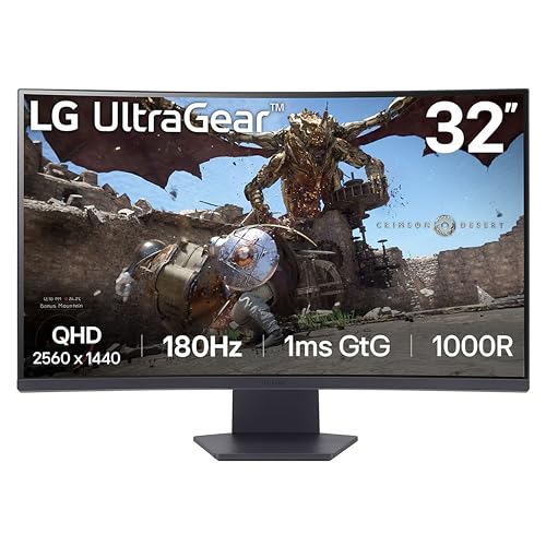 LG Ultragear 32-inch Curved Gaming Monitor