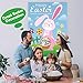 Blulu Easter Games Fun Easter Egg Hunt Activities for Kids Adults Family Easter Party Decorations Favors Supplies Give The Bunny A Tail Game Include 36 Tails Stickers