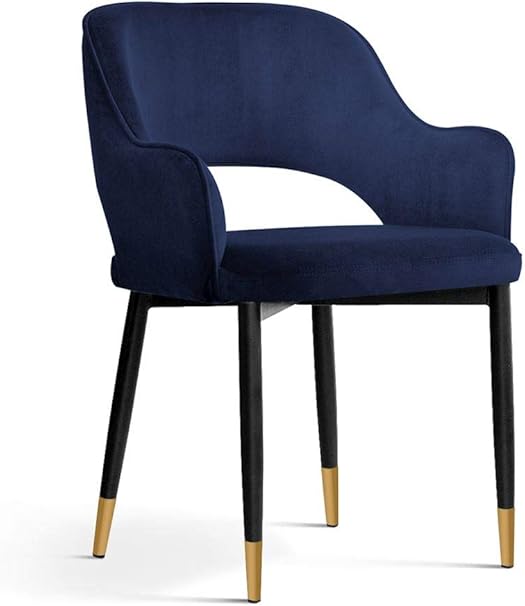 All4all Stuhl Margot Stuhlen Polsterstuhl Esszimmerstuhl Velvet Metallfusse Schwarz Gold 08 Blau Amazon De Kuche Haushalt
