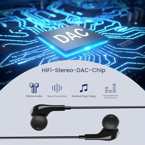 USB C Headphones with Microphone In-Ear Headphones for Samsung Galaxy S26 S25 S24 S23 Ultra S22 S21 FE A56 A55 A35 A54 5G A16 USB C Headset with Volume Control for iPhone 15 16 17 Pro Max Air iPad 10