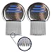 (2 Pack) Rainbow Combs- Stainless Steel  Style Fine Tooth Lice Comb, Effective Treatment to Remove Head Lice and Nits in Kids or Adults (peine para piojos y liendres)