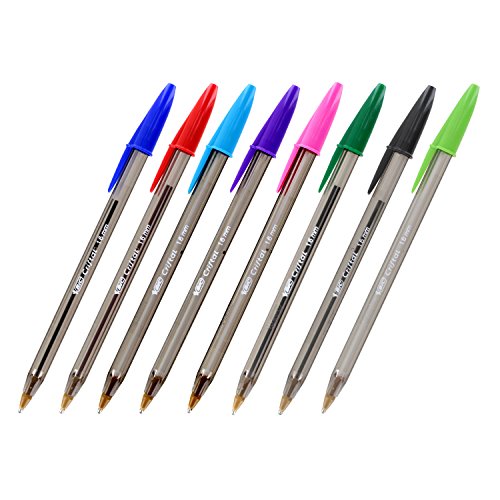 Bic Cristal Xtra Bold Stick Ballpoint Pens, 1.6mm, Bold Point, Assorted