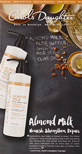 Carols Daughter Almond Milk Hair Care Gift Set for Extremely Damaged/Over-Processed Hair