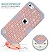 iPod Touch 5 Case, iPod Touch 6 Case, Anna Shop Diamond design 3in1 Combo Hard Shell Soft Silicone Plastic Hybrid Shockproof&Drop Resistance Protective Anti-slip Cover for Apple iPod Touch 5 6