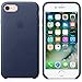 Apple Leather Case for iPhone 7 - Midnight Blue