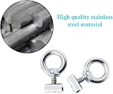 JUTTAUTO 4Pcs Awning Rail Stoppers 6mm 304 Stainless Steel Caravan Campervan view 3