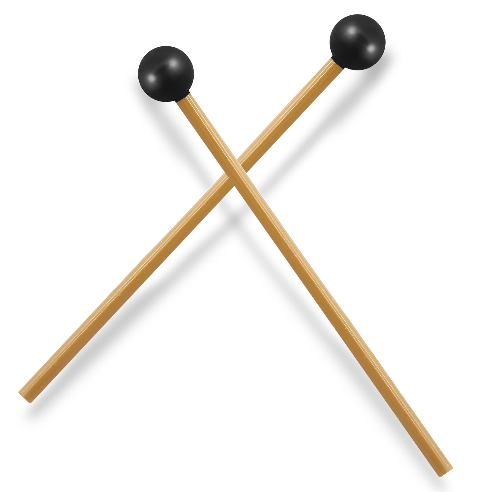 Photo 1 of Luomorgo 2 Pcs Glockenspiel Mallets, Xylophone Mallets Rubber Bell Mallets Percussion, 7.7 Inch Drumsticks for Bell Stick, Tongue Drum Mallets