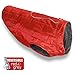 Kurgo Loft Dog Jacket, Reversible Dog Coat, Wear with Harness or Sweater, Water Resistant, Reflective, Winter Coat for Large Dogs (Chili Red, L)