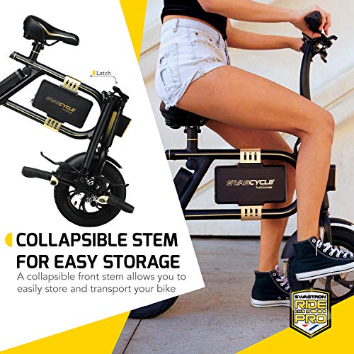 Swagtron Swagcycle SC1 Folding Electric Bicycle with Collapsible Frame