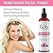 Ecla Skin care Rose Water Toner (4oz/120ml) - 100% Pure Moroccan Rosewater Facial Toner - Organic Rose Water Mist Fragrance Free & Alchohol Free for All Skin Types - Soothes, Calms & Hydrates Skin