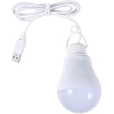 COOLEAD-5V 5W Camping USB Light Bulb Home Emergency Led Bulb (White)