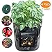 Sfirey Potato Grow Bags 4 Pack 7 Gallon Portable Garden Growing Planter Bag with Access Flap and Handles or Planting Fruit, Onion, Tomato, Carrot, Vegetables and Flower.thumb 1