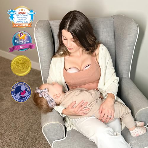 MomMed S21 Extractor de Leche Eléctrico Portátil – Sacaleches Manos Libres con Pantalla Inteligente y Diseño a Prueba de Fugas, Doble Uso con 3 Modos y 12 Niveles de Succión