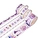 60 Rolls Vintage Washi Tape Floral Cactus Flamingo Goat Kawaii Cool Masking Paper Tapes Japanese Cute Sakura Moon Succulent Flower Sushi Food Fruit Fun Adhesive Art Craft Scrapbook Hobby Kit Set