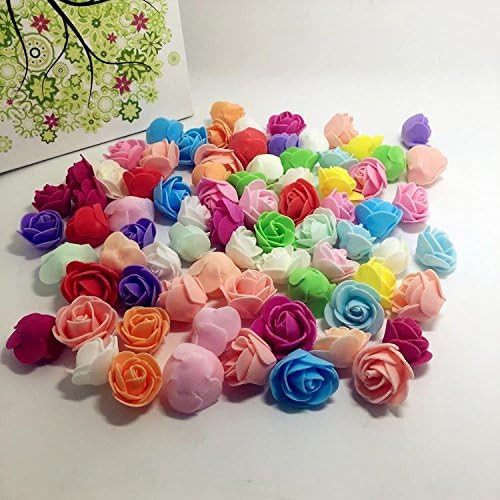 Cheap 30pcs Mini PE Foam Artificial Rose Flowers For Wedding Car Decoration DIY Wreath Decorative Valentine's day Fake Flowers