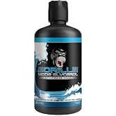 Gorilla Mind Liquid Glycerol Pre-Workout | 33 FL OZ (Unflavored) | Hydrating Formula for Intense Pumps, Intramuscular Hyper-Hydration, Increased Power &amp; Endurance