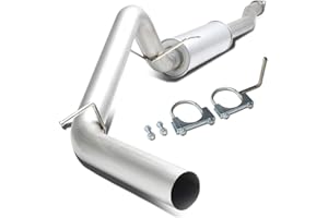 Auto Dynasty 3 Inches Rolled Muffler Tip Catback Performance Exhaust System Compatible with 2016-2022 Toyota Tacoma 3.5L V6, Stainless Steel