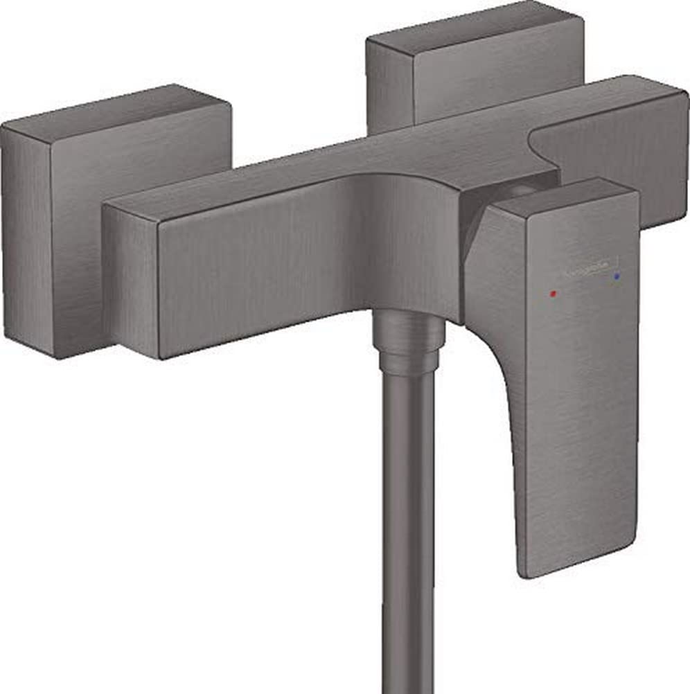 hansgrohe Metropol Shower Fitting Surface-Mounted Single Lever Shower Mixer Brushed Black Chrome