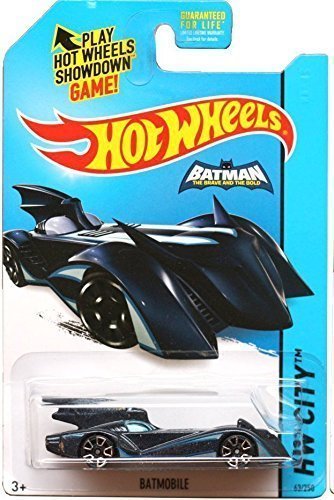 Hot Wheels, 2015 HW City, Batmobile Batman Brave and the Bold [Blue] #63/250