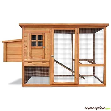 Poulailler Clapier En Pin Home Palace Hamiform Amazonfr