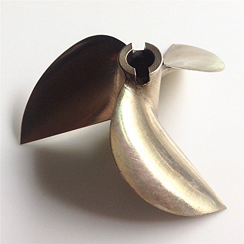 PROPELLER 26cc Brass Prop 1/4" Shaft 7016 3 Blade 70mm Diameter RC Boat